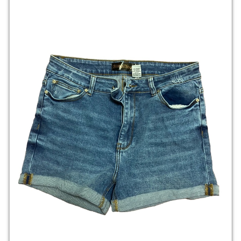Woman Jean cut off Shorts Size 15
